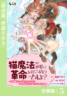 猫魔法が世界に革命を起こすそうですよ?【分冊版】(ノヴァコミックス)5