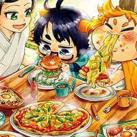 【タテコミ】巫女と狛犬のおそなえ御飯〜もぐもぐ世界のグルメ〜【フルカラー】